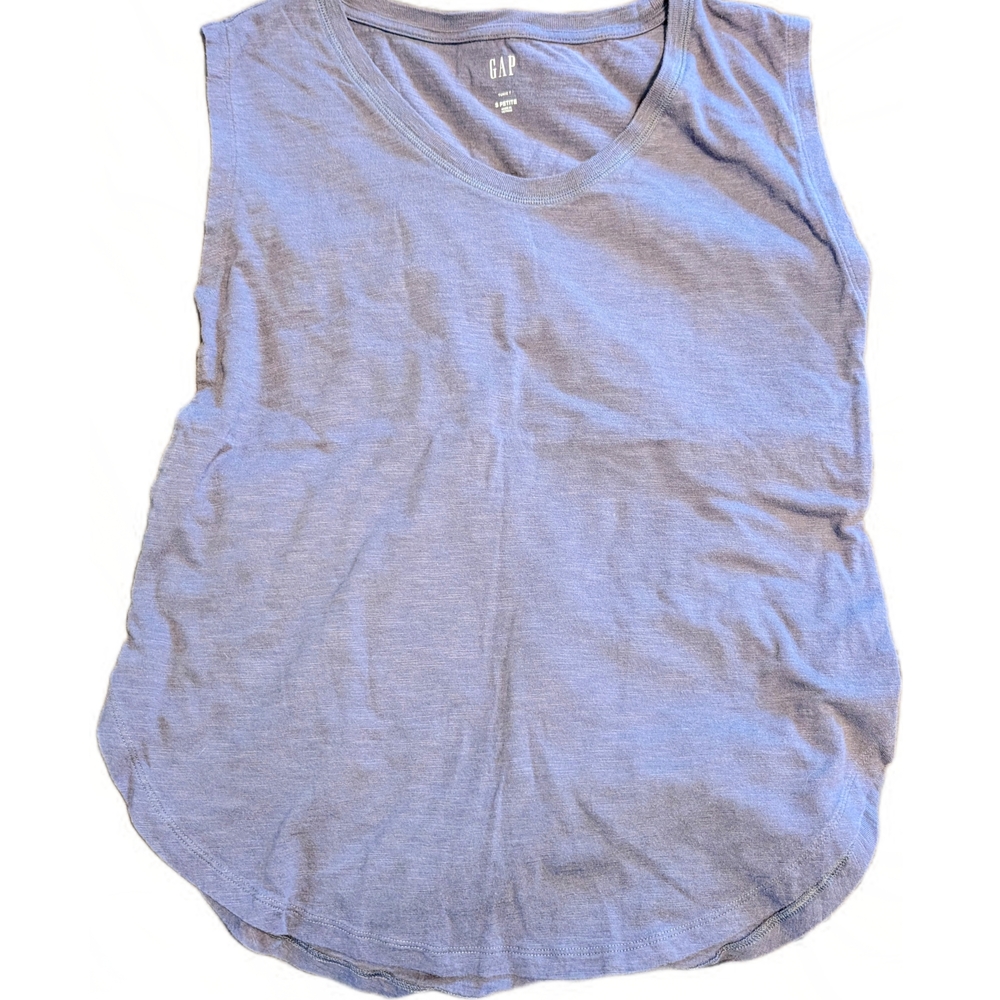 GAP Women's Light Blue Tunic Top